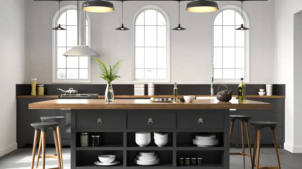 luxary kitchen island design